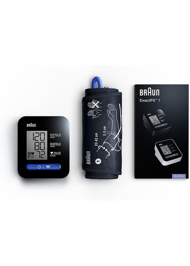 Braun Black ExactFit 1 Blood Pressure Monitor