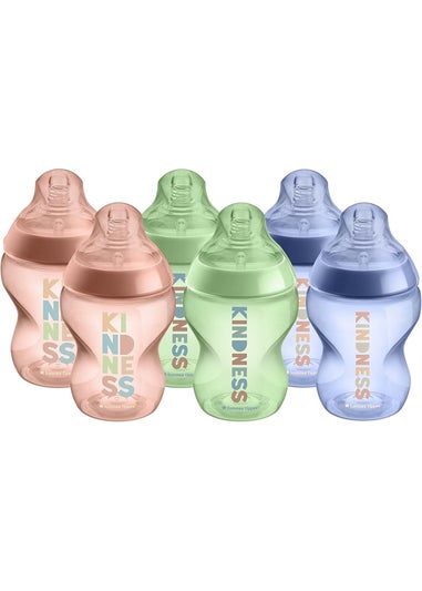 Tommee Tippee Multi CTN Decorated Bottles, Kind x6 (260ml)