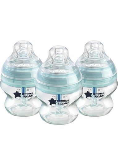 Tommee Tippee Blue AAC 3-Pack Bottles (150ml)