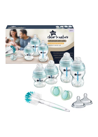 Tommee Tippee Blue AAC Starter Bottle Kit