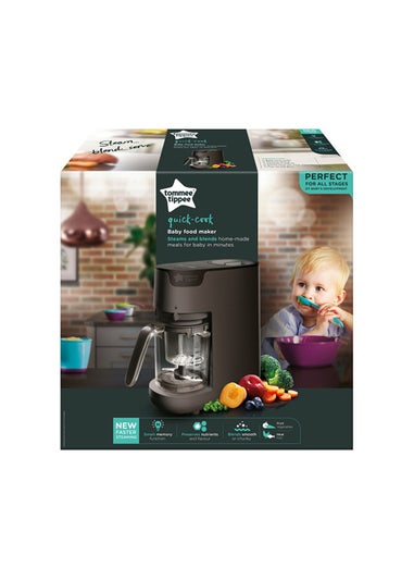 Tommee Tippee Black Steamer Baby Food Maker