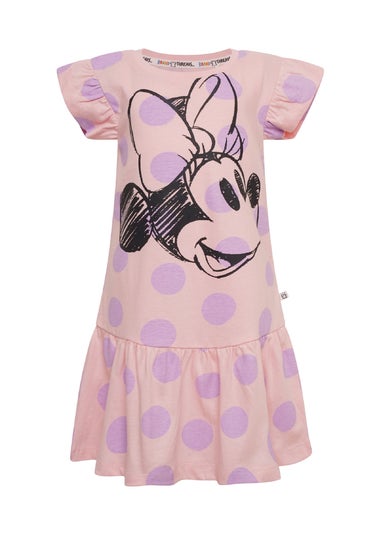 Disney Kids Pink Minnie Mouse Dress (12 mnths-5 yrs)