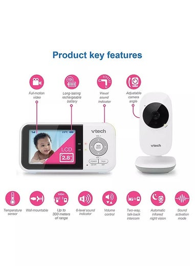 VTech Baby White Video Baby Monitor