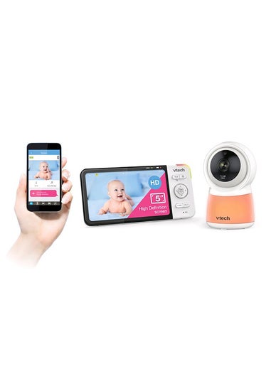 VTech Baby White  HD Smart WiFi Video Monitor