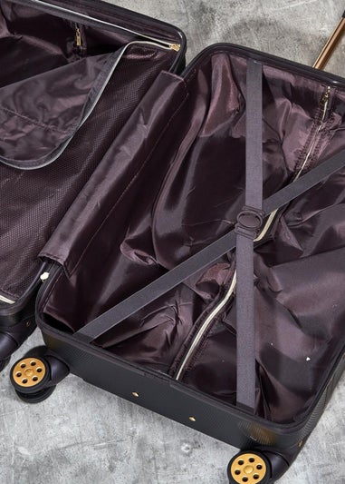 Rock Black Vintage Suitcase