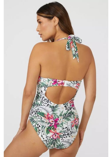 Gorgeous Multi Jungle Underwired One Piece Swimsuit