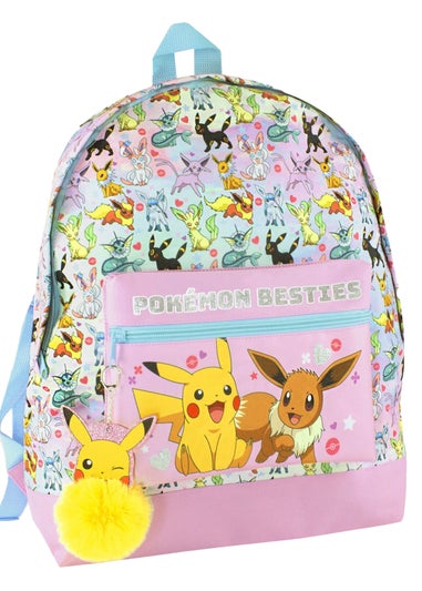 Pokemon Multi Colour Besties Glitter Pikachu Backpack