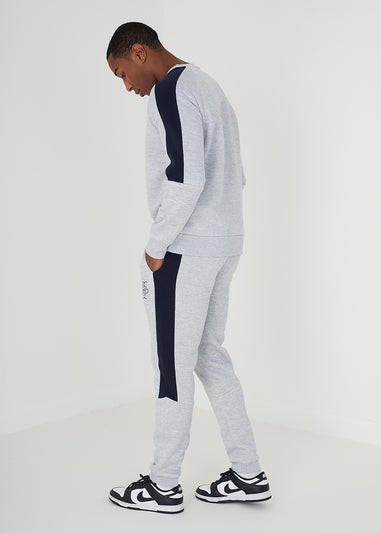 Brave Soul Grey Cut & Sew Joggers