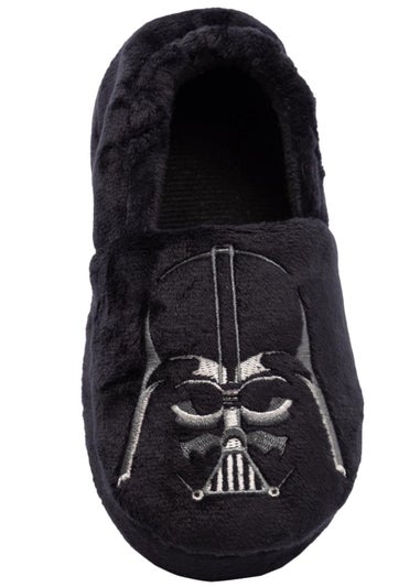 Star Wars Boys Black Darth Vader Slippers