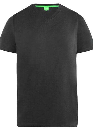 Duke Black/Grey Fenton Round Neck T-shirts (Pack of 2)