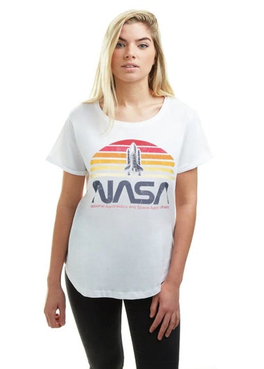 NASA White Sunset T-Shirt