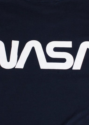NASA Navy Circle Logo T-Shirt