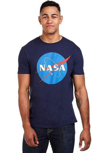 NASA Navy Circle Logo T-Shirt