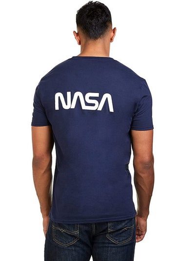 NASA Navy Circle Logo T-Shirt