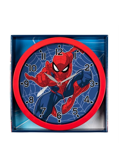 Marvel Red Spiderman Wall Clock