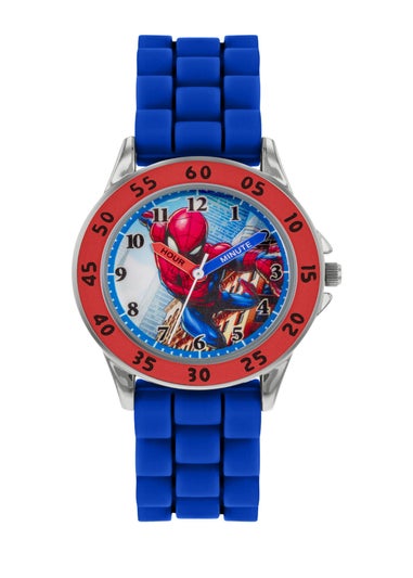 Disney Blue Spider-Man Time Teacher Watch