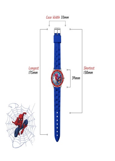 Disney Blue Spider-Man Time Teacher Watch