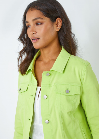 Roman Lime Stretch Pocket Detail Jacket