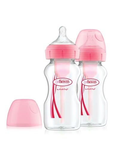 Dr. Brown Pink Options Two-Pack Bottles (270ml)