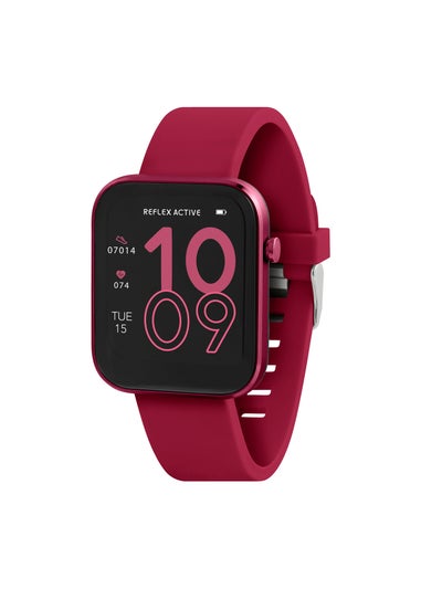 Reflex Active Burgundy Series 12 Strap Smart Watch