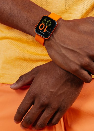 Reflex Active Series 12 Orange Strap Smart Watch