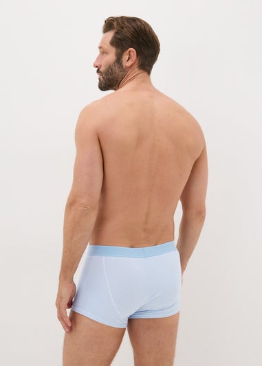 3 Pack Blue Pique Boxers