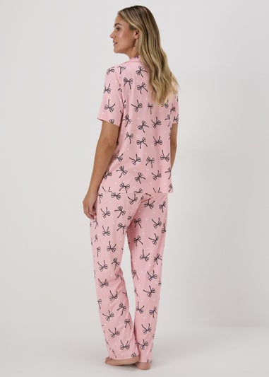 Pink Bow Pyjama Set