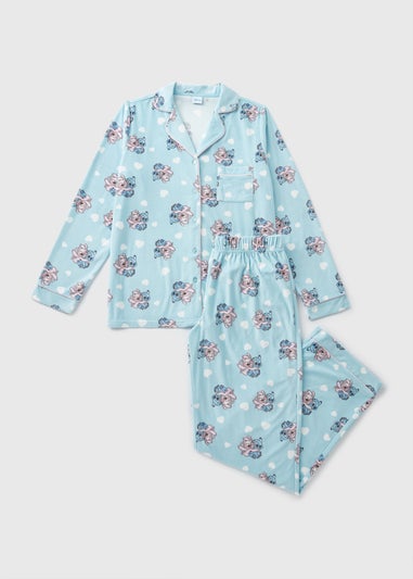 Disney Blue Stitch & Angel Pyjama Set