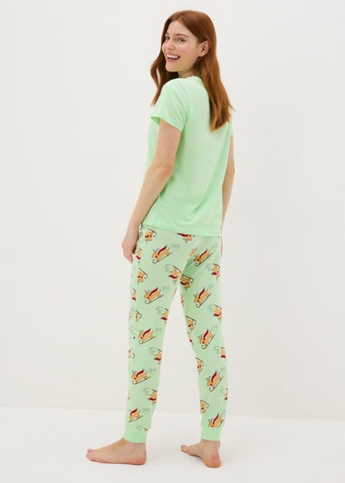 Green Christmas Dog Pyjama Set