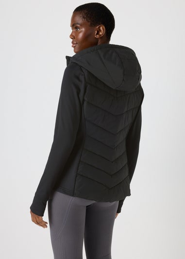 Souluxe Black Gym Padded Coat