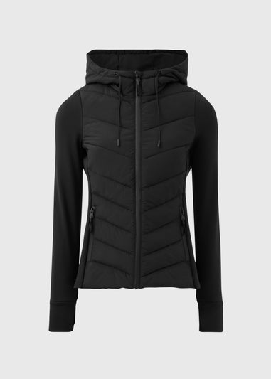 Souluxe Black Gym Padded Coat