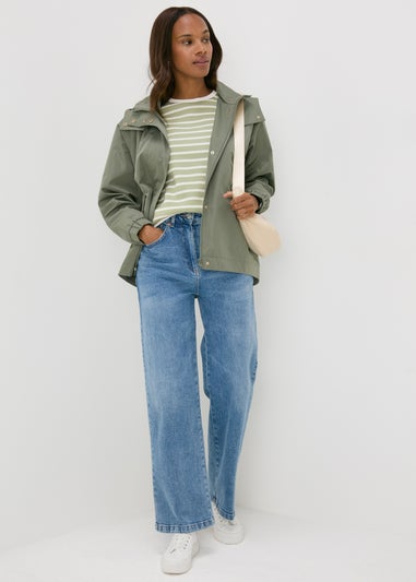 Green Stripe Sweatshirt