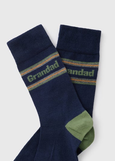 Navy Grandad Socks