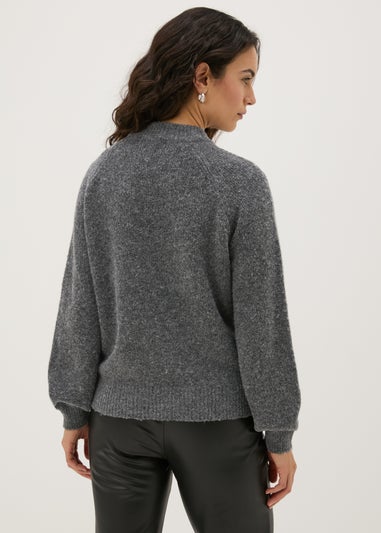 Papaya Petite Charcoal Scatter Sequin Jumper