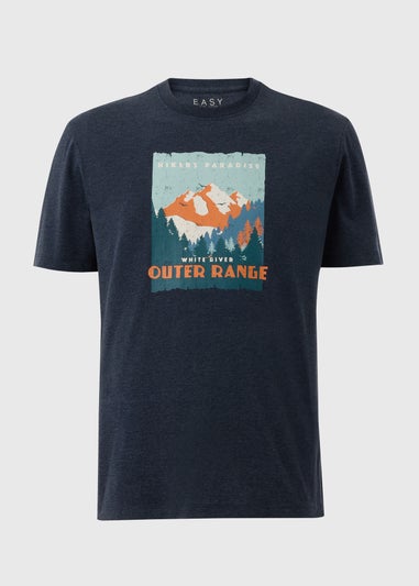 Navy Outer Range Mountain T-Shirt