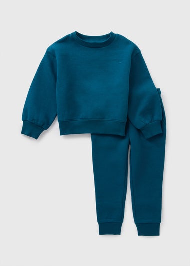 Boys Teal Top & Jogging Bottoms Set (1-7yrs)