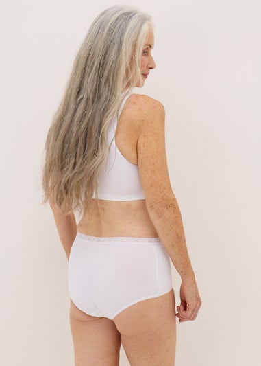 Menopause 2 Pack Black & White Full Knickers - M Tick Approved