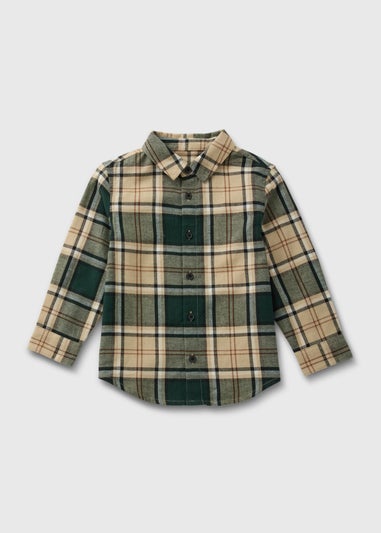 Boys Stone Check Shirt (1-7yrs)