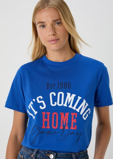 Blue Football T-Shirt