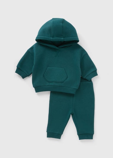 Baby Green Hoodie & Jogging Bottoms (Newborn-23mths)