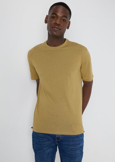 Mustard Essential Crew Neck T-Shirt