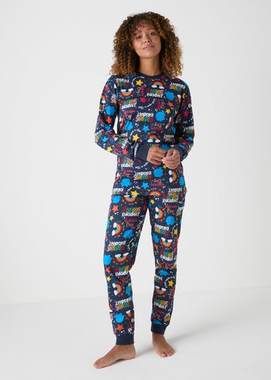 Alder Hey Adults Navy Pyjama Set