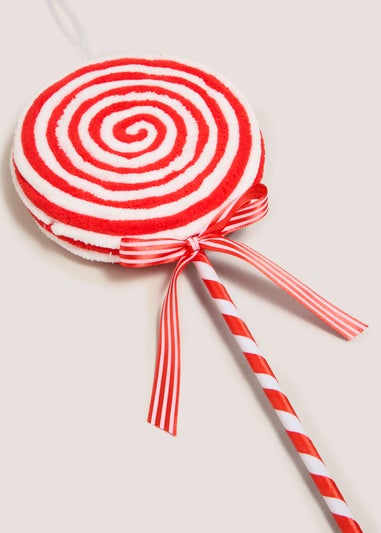 Red Oversized Lollipop Ornament (15x4x40cm)