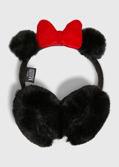 Disney Kids Black Minnie Mouse Earmuffs