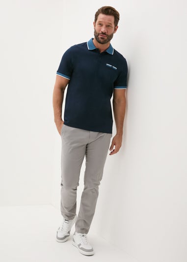 Navy Pocket Smart Polo Shirt