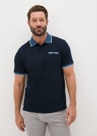 Navy Pocket Smart Polo Shirt