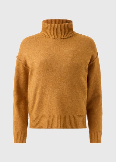 Ochre Roll Neck Knit Jumper