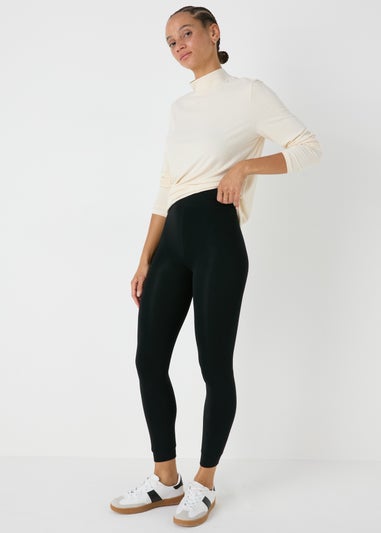 Black Fleece Leggings