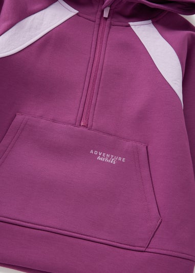 Girls Purple Evergreen Hoodie (7-15yrs)