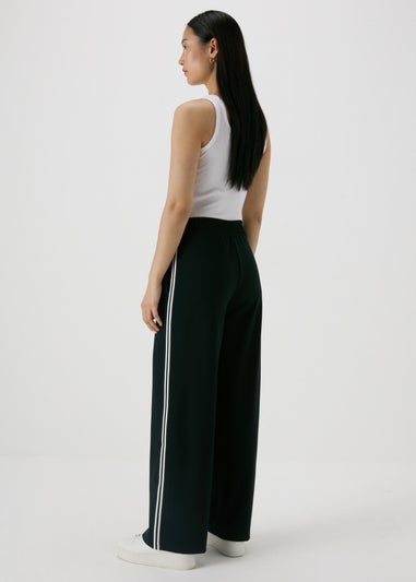 Papaya Petite Black Tapered Straight Leg Trousers